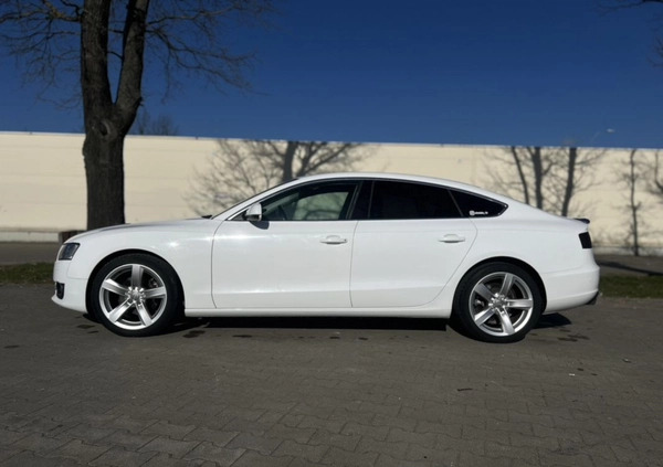 Audi A5 cena 43999 przebieg: 151000, rok produkcji 2009 z Zambrów małe 92